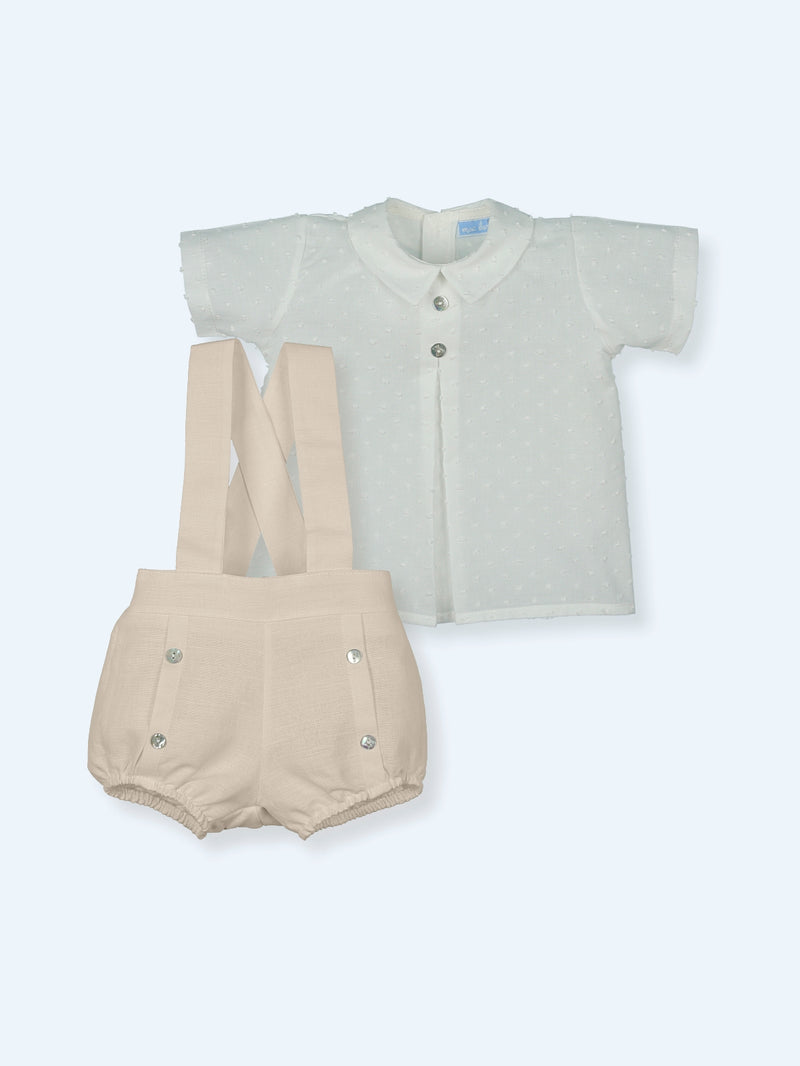 Leopold Linen Overall Set