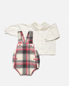 Amir Red Plaid Set