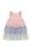 Ayla Pink Ruffle Dress