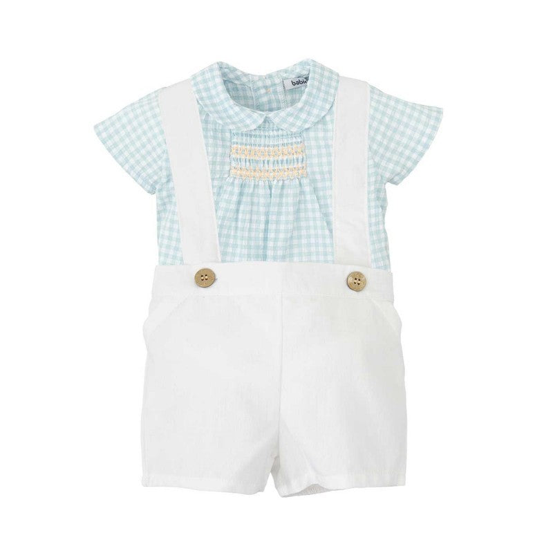 Luccas Mint Gingham
Overall Set