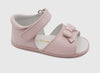 Pink Leather Bow Sandal