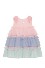 Ayla Pink Ruffle Dress