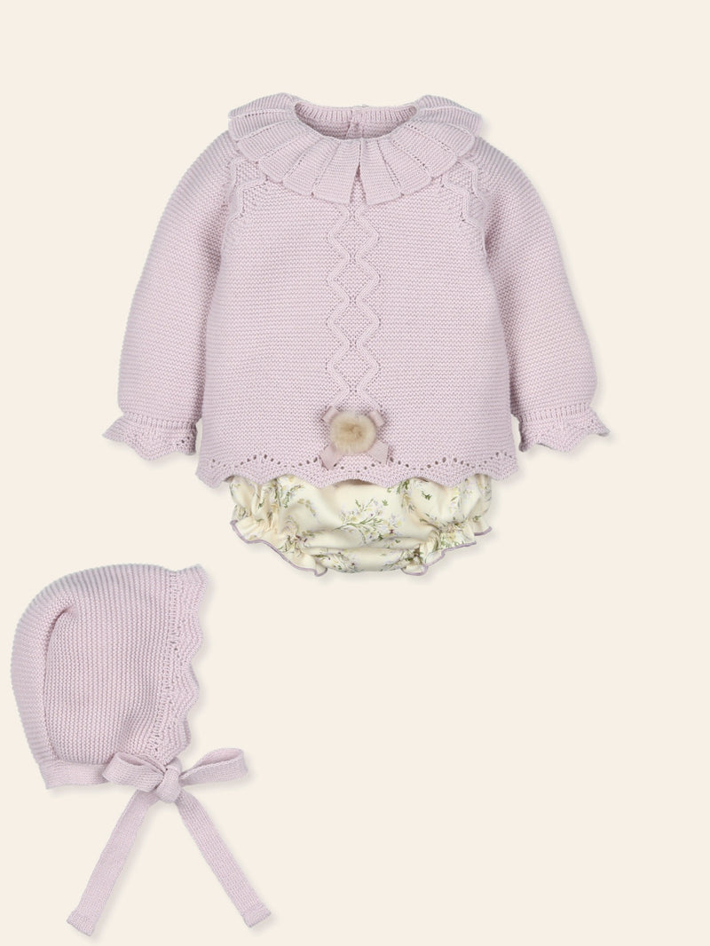 Lucille Lavender Knit Set