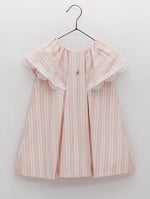 Ariel Pink Stripes Dress