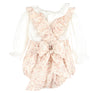 Sally Pink Floral Romper