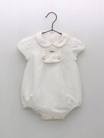 Benjamin Ivory Ceremony Romper