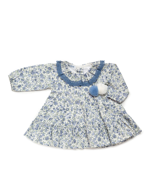 Vienna Blue Floral Dress