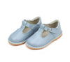 Scalloped T-Strap Mary Jane Dusty Blue