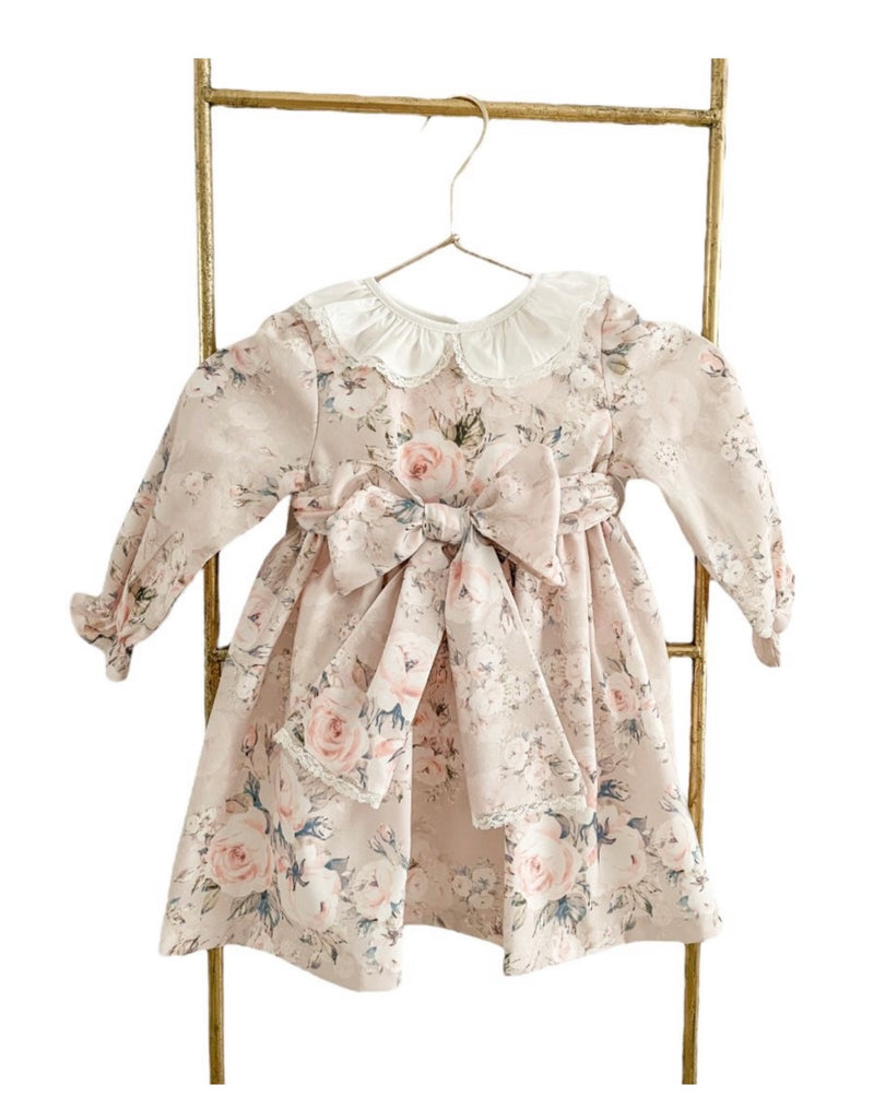 Mia Twill Floral Dress (8T)