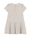 Isabel Pink & Gray Check Dress