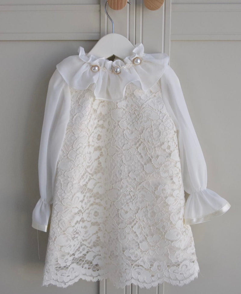 Eleanor Ivory Lace Dress