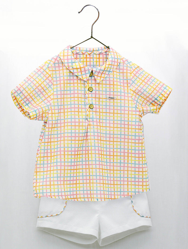 Anwar Multicolor Check Set