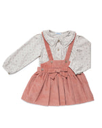 Mila Dusty Pink Overall Set