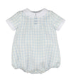 Troy Blue Check linen Bubble