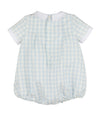 Troy Blue Check linen Bubble