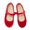 CLASSIC VELVET MARY JANES IN RED