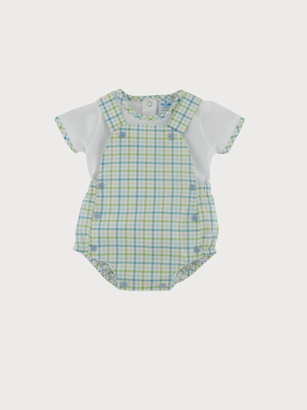 Nicolas Green Gingham Set