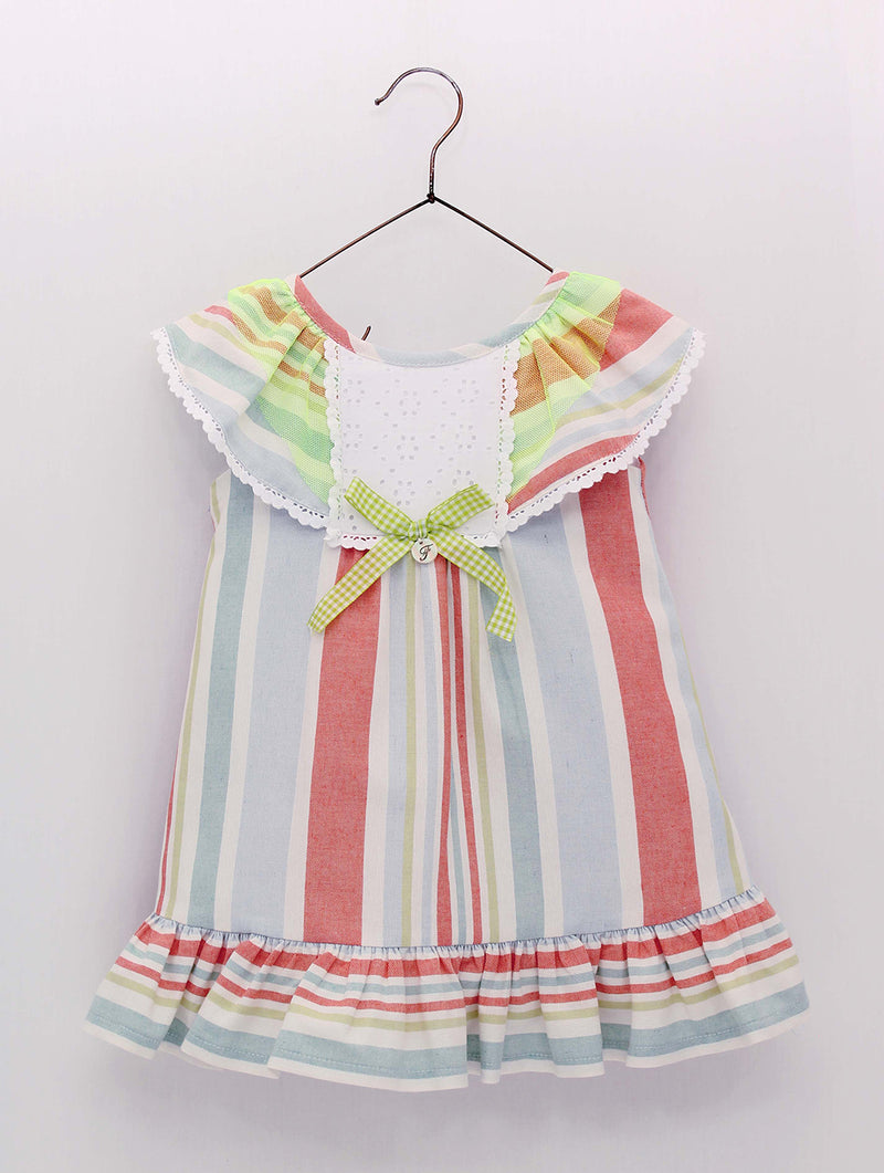 Ximena Multicolor Stripes Dress