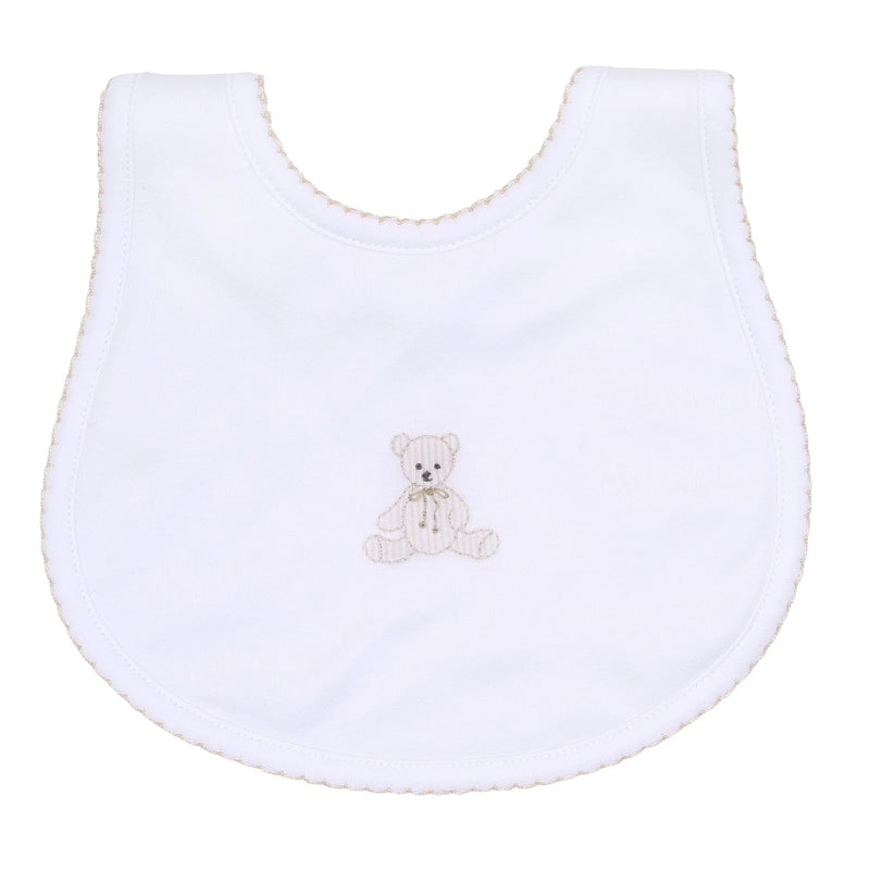 Ivory Teddy Bib