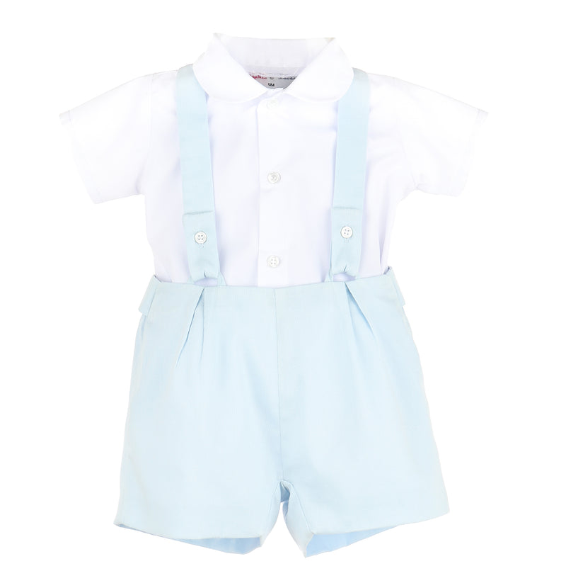 Abel Blue Suspender Set