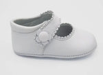 White Leather Baby Maryjanes