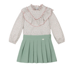 Leah Pink and Green Skort Set