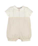 James Brown Check Romper