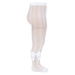 Full Crochet Tights White