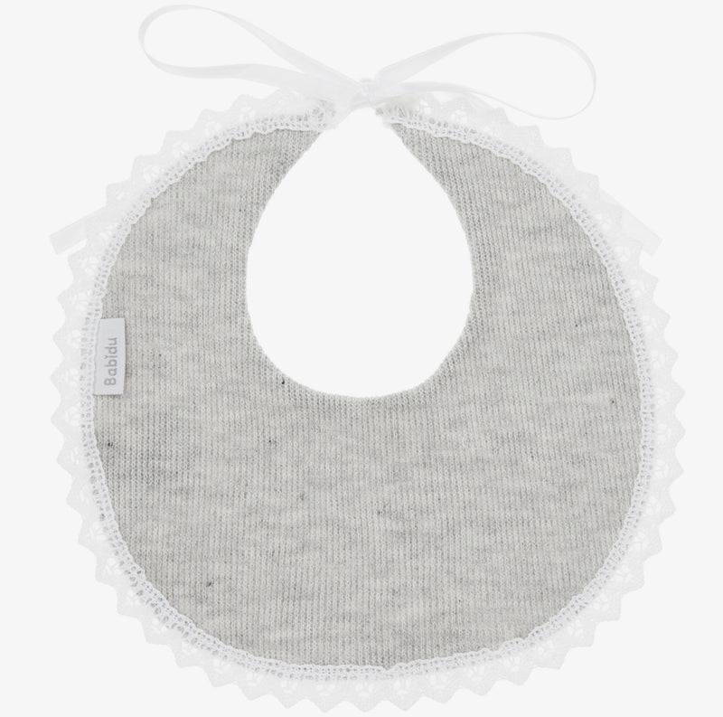 Gray Round Bib