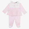 Alba Pink Pique Baby Set