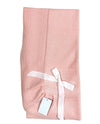 Light pink knit blanket