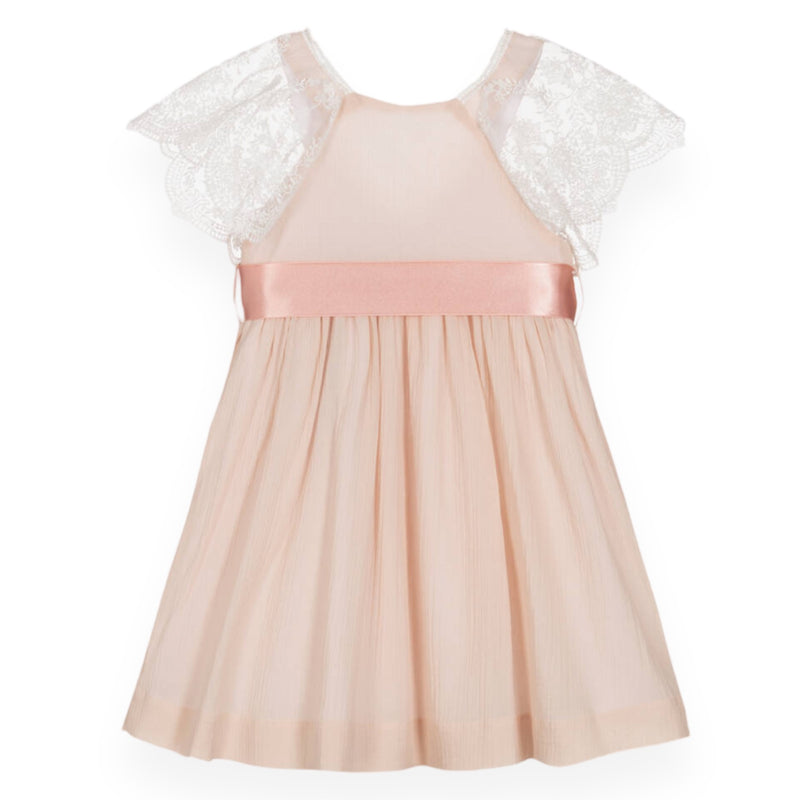 Margaret Pink Lace Dress