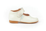 Ivory Patent Leather Maryjanes